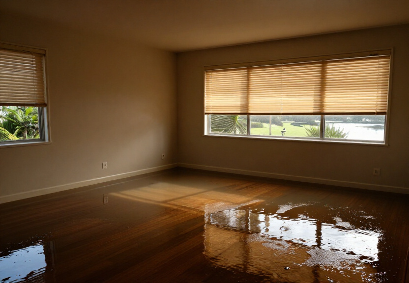 Flooded storage area in a Wattle Grove commercial property